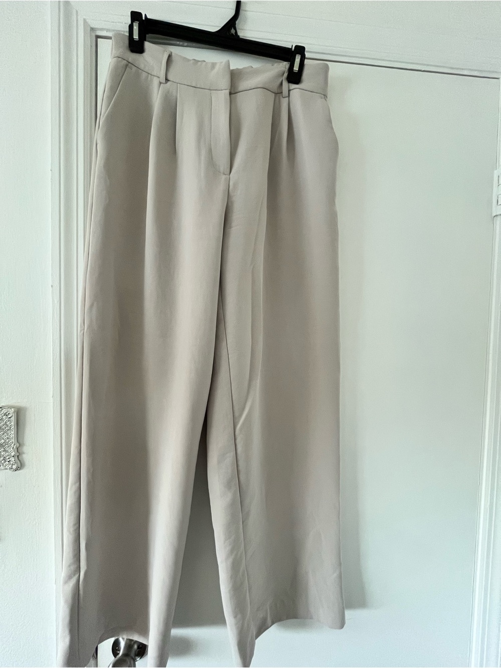Rachel Zoe Men's Wide-Leg Pleated Dress Pants - Light Taupe